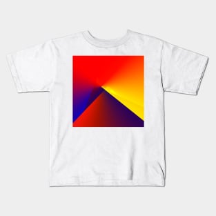 red yellow blue abstract texture Kids T-Shirt